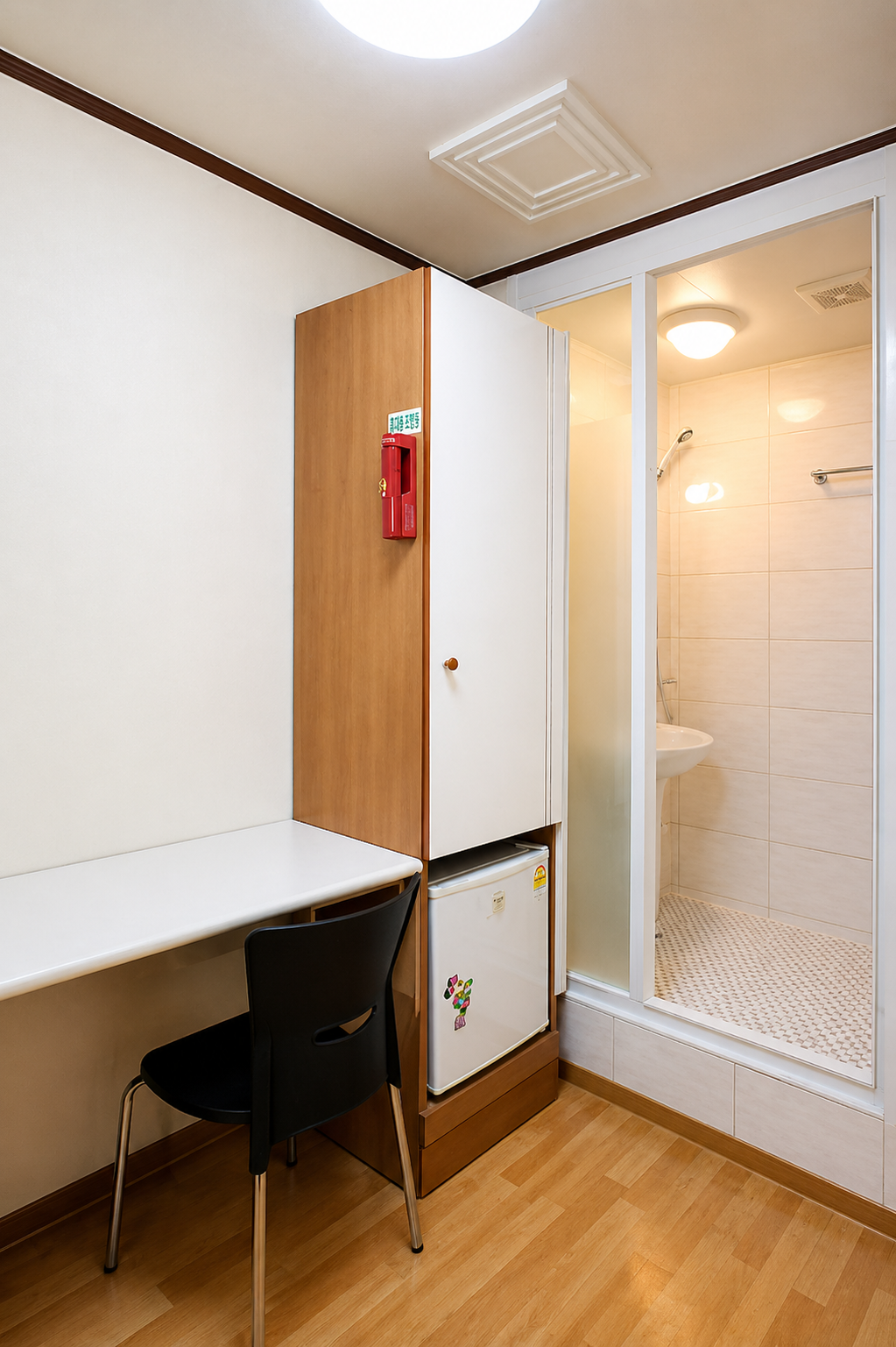 Shower + Small Window Room